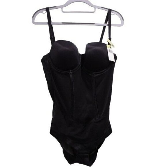 NEW Maidenform Ultra-Firm Convertible Body Shaper Sz 38B Black Underwire FL1256 - Picture 1 of 6